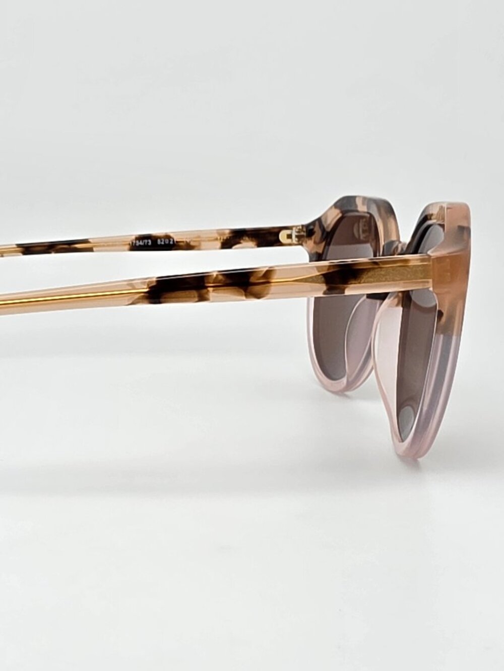 Tory Burch TY7130 1754/73 Blush Tortoise Pink Frame Brown Lens Sunglasses 52mm - Picture 5 of 16